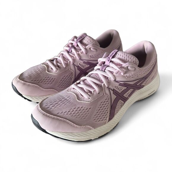 Asics Womens Gel Contend 7 1012A911 Pink Running Shoes Sneakers Size 11 - Picture 1 of 10